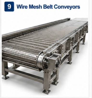 Wire Mesh Belt Conveyors